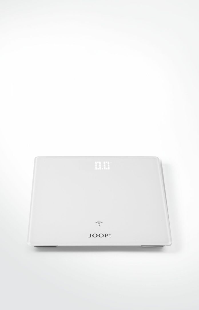 Living JOOP Bad-Accessoires | Personenwaage Lifestyle, Weiß Uni Hellbeige